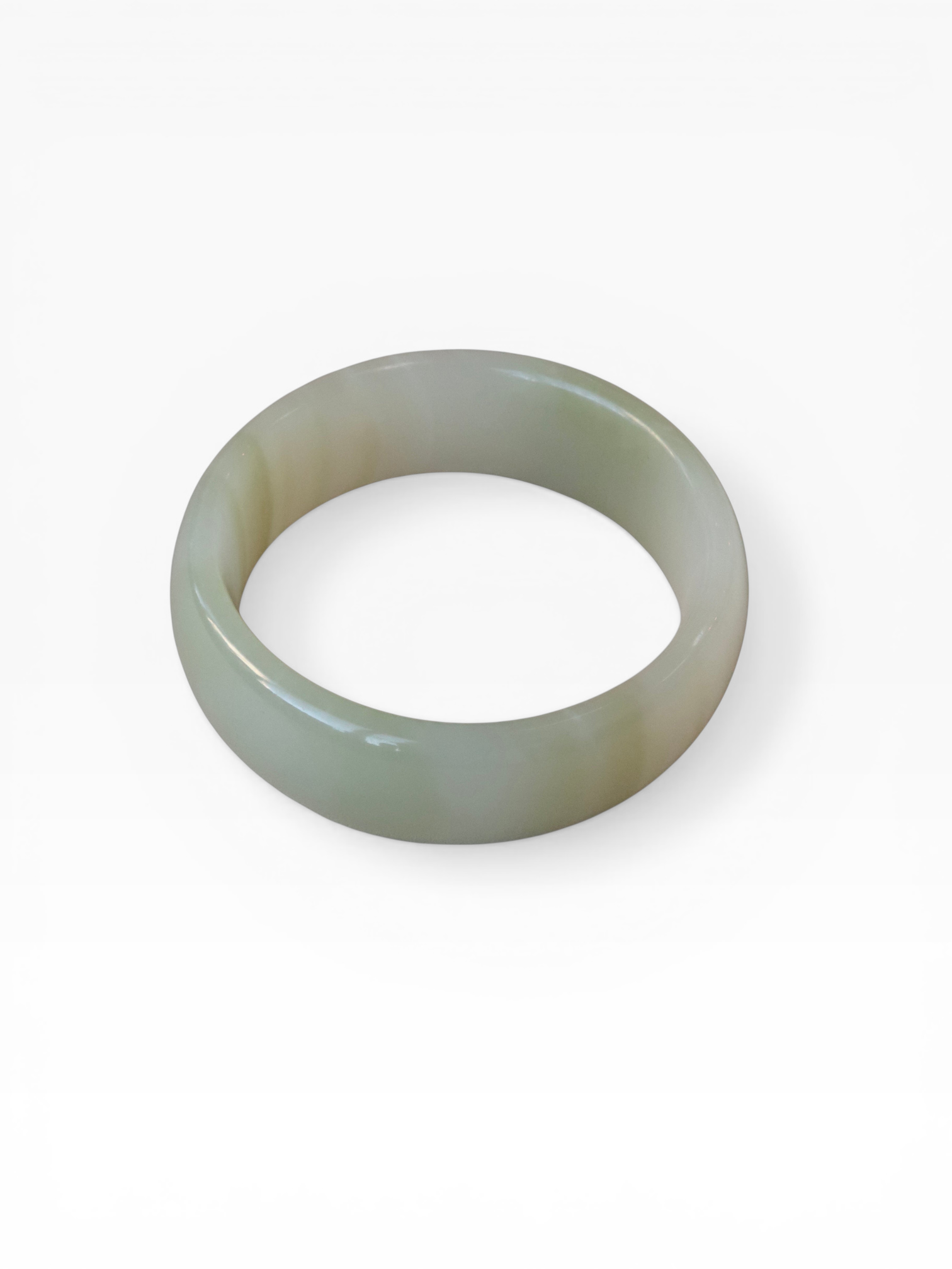 LIGHT GREEN JADE BANGLE