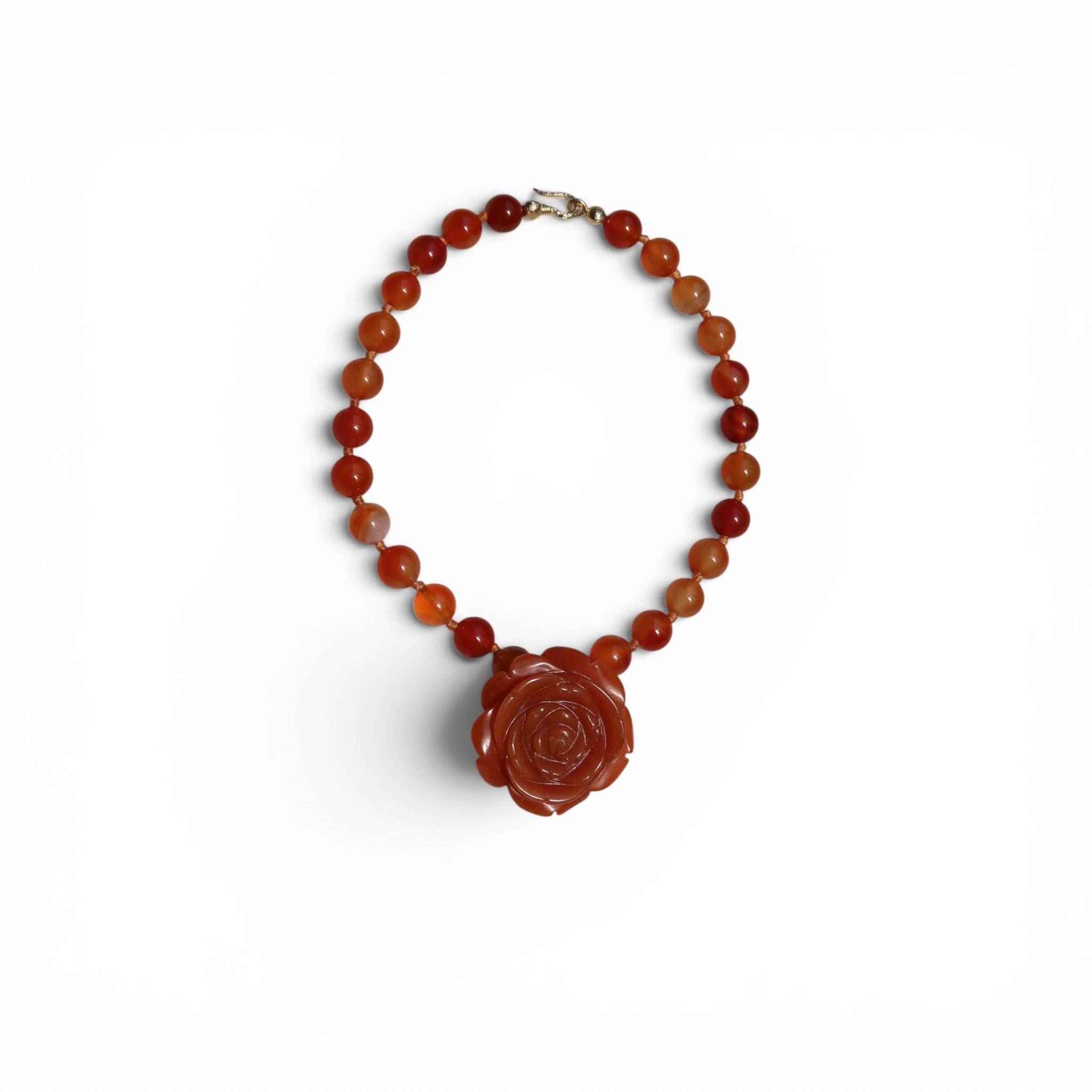 APEROL ROSE NECKLACE
