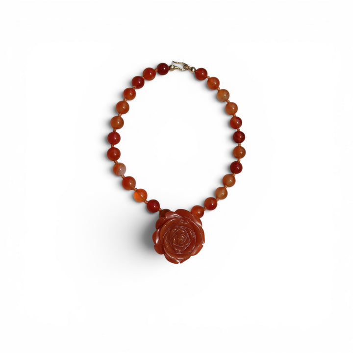 APEROL ROSE NECKLACE
