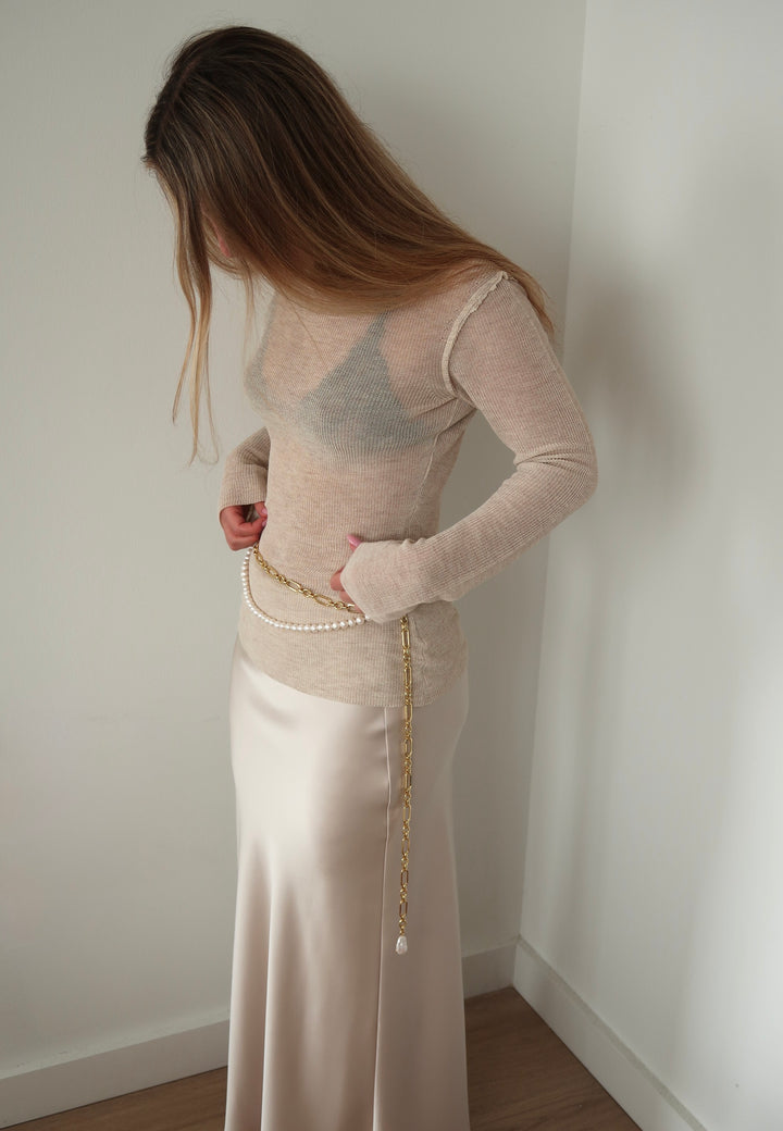 PEARL JEWELRY BELT