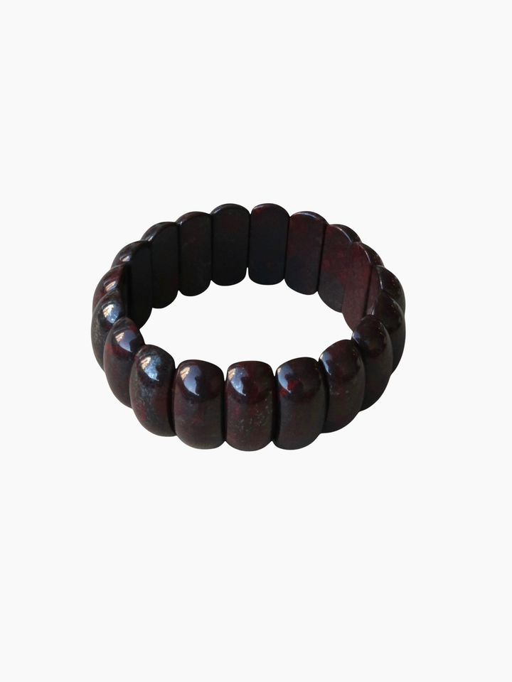 BURGUNDY STONE BANGLE