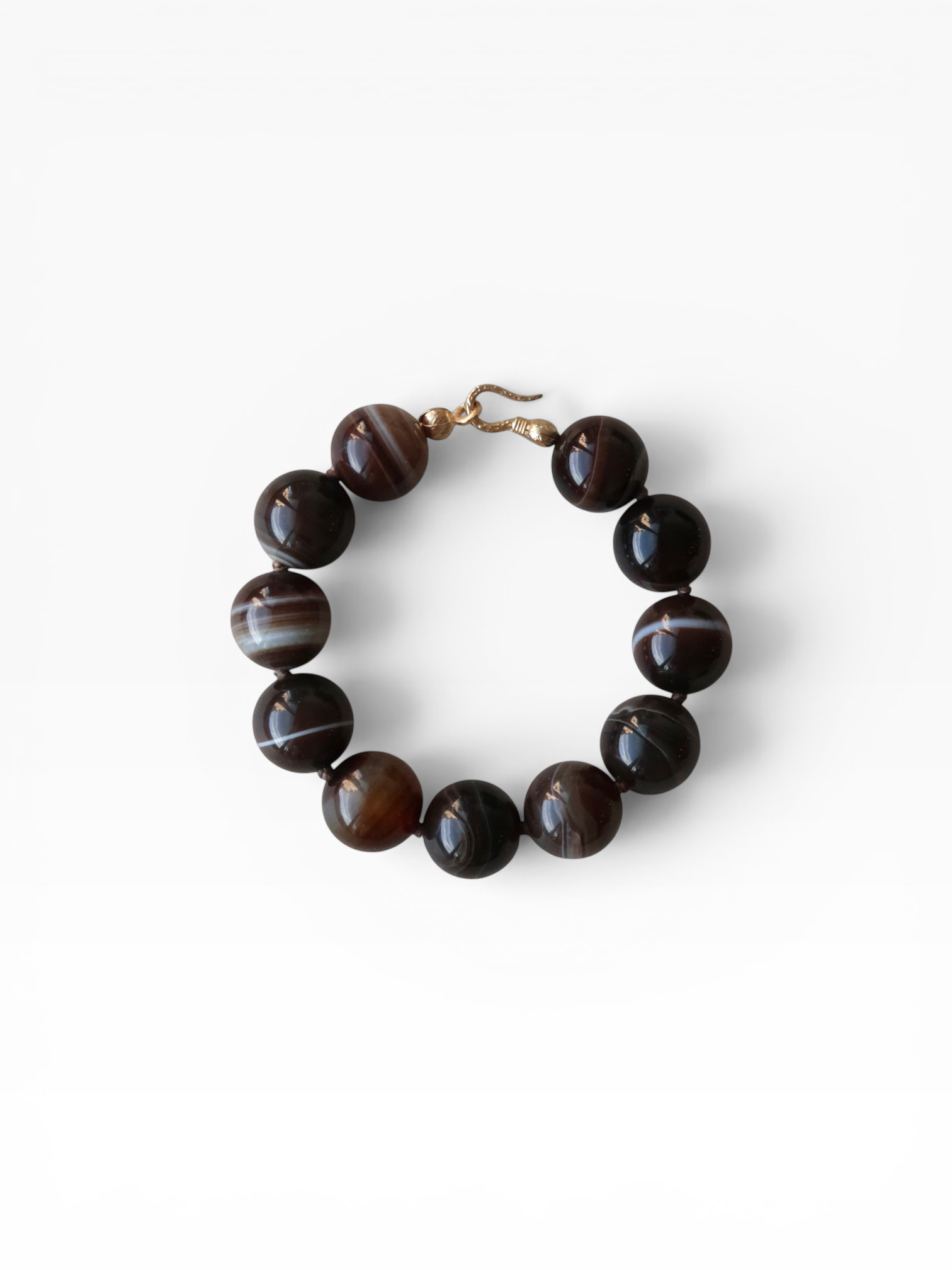 CHOCOLATE AGATE BRACELET