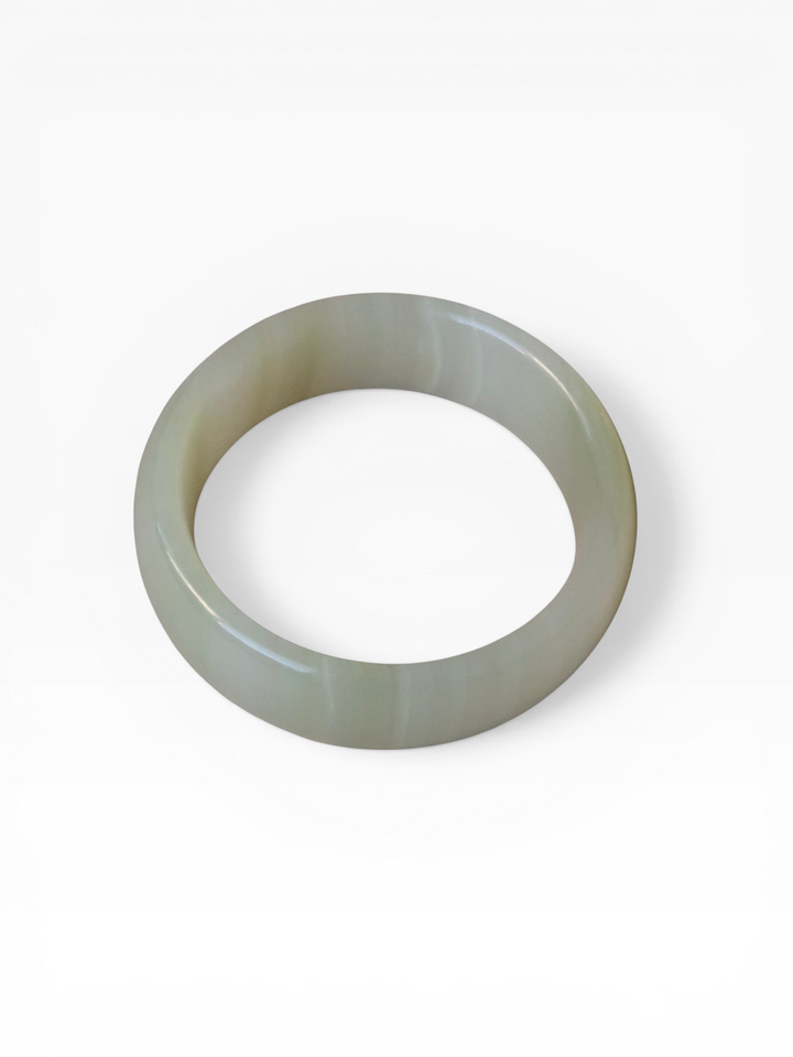 LIGHT GREEN JADE BANGLE