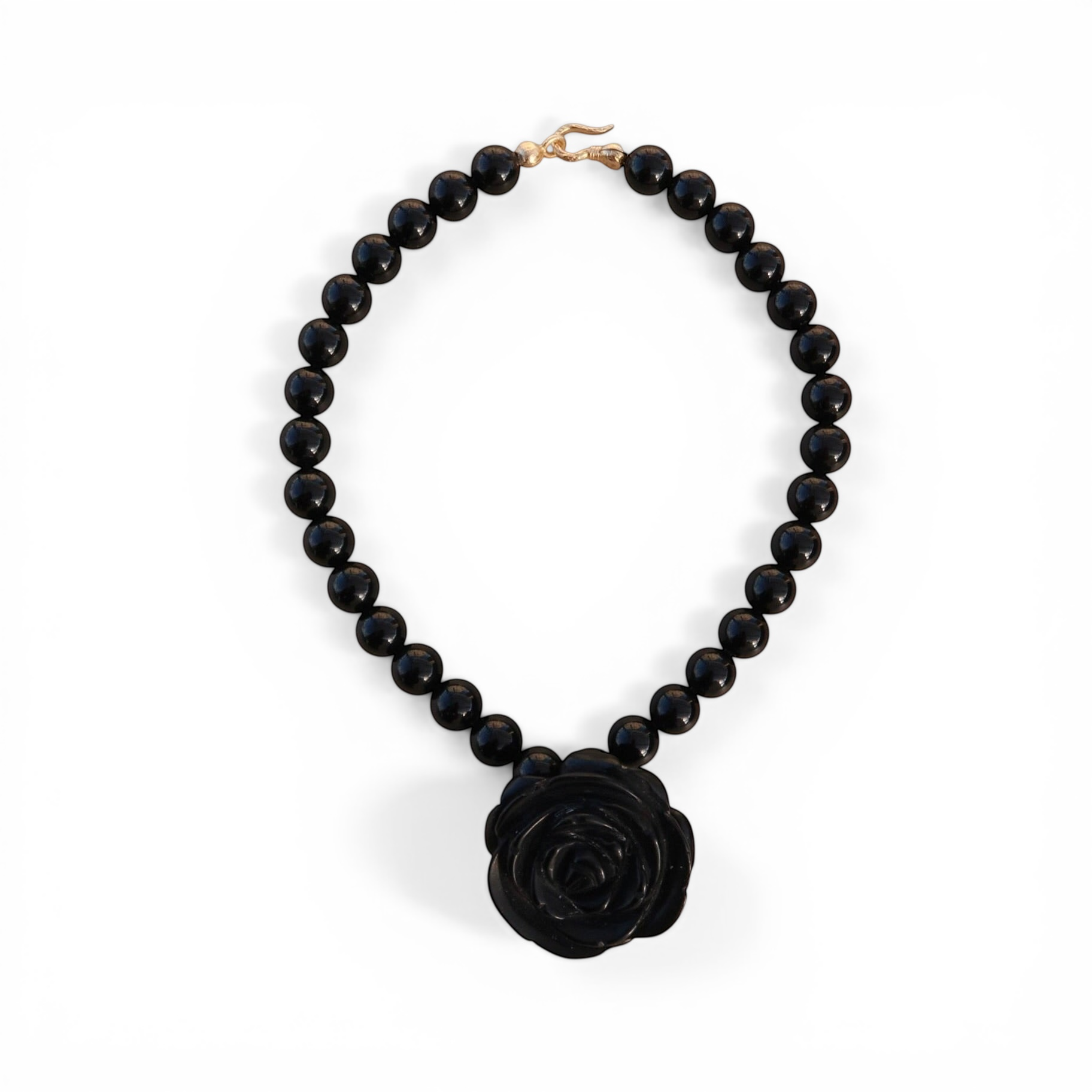 MIDNIGHT ROSE NECKLACE