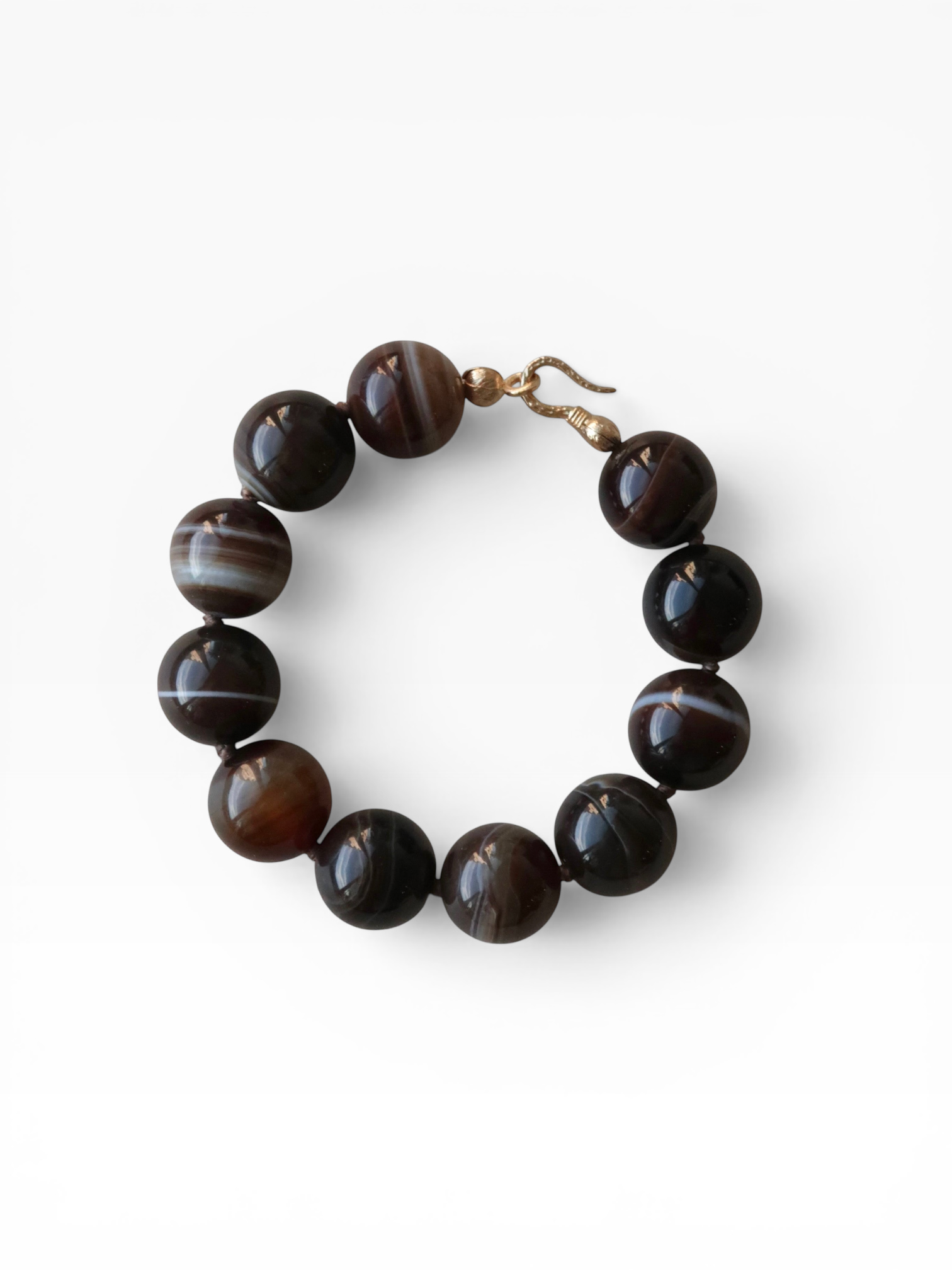 CHOCOLATE AGATE BRACELET